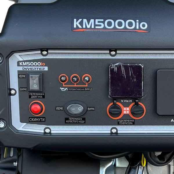 Генератор бензиновый инверторный KEMAGE KM5000io-3 с дисплеем и дополнительным подключением генерат 25642 фото