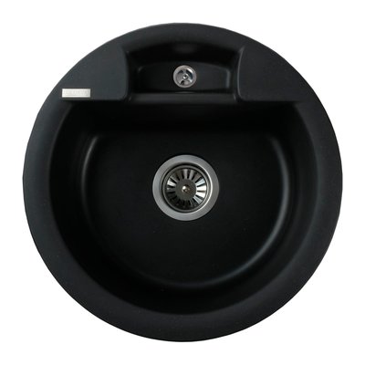 Гранітна мийка Globus Lux GURON чорний 480мм-А0002 1562 фото