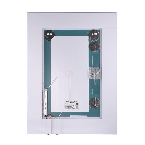 Дзеркало UNIO MRR-01 SQR-AA-H 700 x 800 mm LED FL з підігрівом 27269 фото