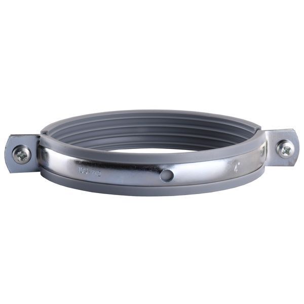 Хомут в сборе CR 4&Prime; (105-112мм) с винтом-шурупом 8*100 и дюбелем в уп., серый 6308 фото
