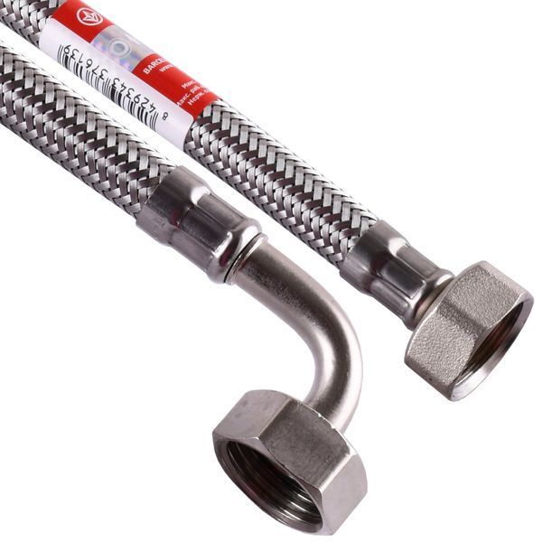 Шланг водяной угловой TUCAI 1/2&Prime;x1/2&Prime; ВВ 0,6м TAQCODOHG-1212-600 200412 5277 фото