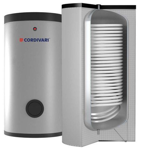 Бойлер 1000 л BOLLY&reg; 1 XL (1 теплообменник, подключение по оси) WC (мягкая съемная изоляция) POLYWARM&reg; Cordivari srl 87230 фото