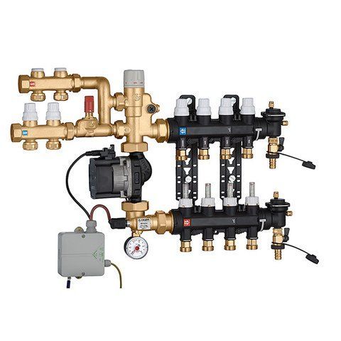 Коллекторная группа с насосом ALPHA2 L 25-60 &Oslash;1"Н x 2 контура x 3/4"Н + &Oslash;1"Н x 4 контура 3/4"Н 1826D5A2L002 1855199009 фото