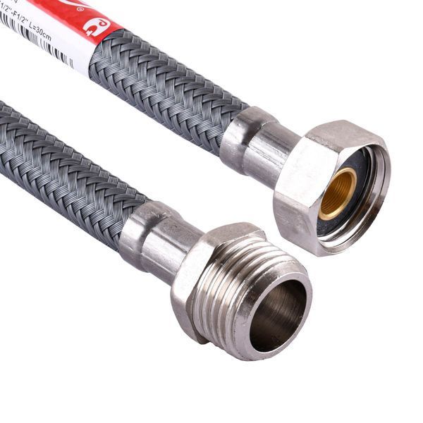 Шланг водяной TUCAI 1/2&Prime;x1/2&Prime; НВ 0,6м АНТИКОРРОЗИЯ TAQ ACB MG-1212-600 204481 9428 фото