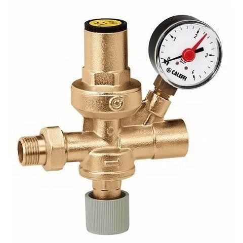 Автоматическая установка подпитки с манометром &Oslash;1/2" 0,3&divide;4 bar 70&deg;C Caleffi S.p.a. 553140 1843290384 фото