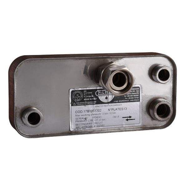 Теплообмінник паяний Zilmet ZB195 13P 17B1951302 5920 фото