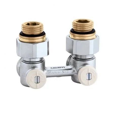 Кран нижнего подключения стального радиатора &Oslash;1/2" х 3/4" угловой Caleffi S.p.a. 301140 1836110785 фото