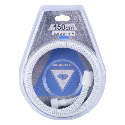 Шланг душовий TOPAZ TSH-6004-150-W 150см 20998 фото