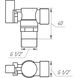 Кран кульовий кутовий SOLOMON 1/2″х1/2″ A7172 1098 фото 10