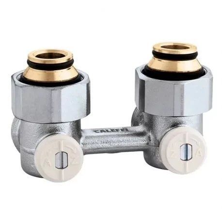 Кран нижнего подключения стального радиатора &Oslash;3/4" х 3/4" угловой Caleffi S.p.a. 301150 1836112631 фото