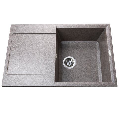 Гранітна мийка Globus Lux КOMO мокко 790х500мм 23488 фото