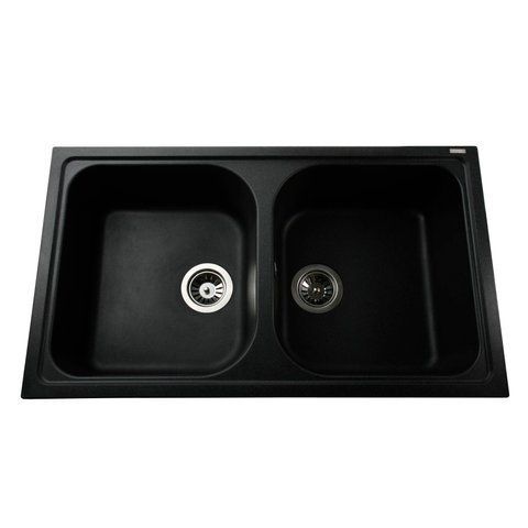 Гранитная мойка Globus Lux MALAREN графит 860х500мм-А0001 22398 фото