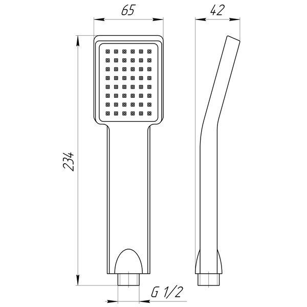 Душова лійка Globus Lux SUS-001PQ 17558 фото