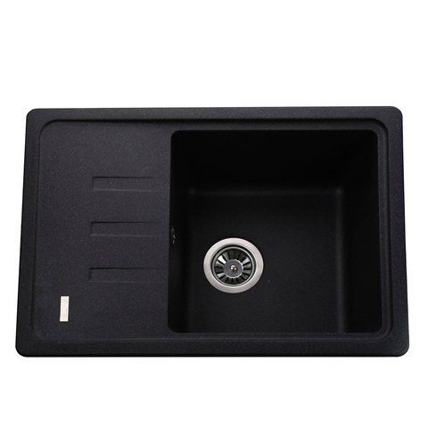 Гранитная мойка Globus Lux MONO графит 620х435мм-А0001 22399 фото