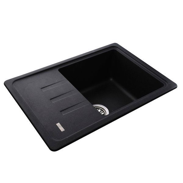 Гранітна мийка Globus Lux MONO графіт 620х435мм-А0001 22399 фото