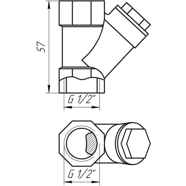 Фильтр грубой очистки SOLOMON S 1/2&Prime; SUPER 8010 8456 фото
