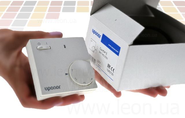 Аналоговый термостат (электрическая ТП) COMFORT E THERMOSTAT DIAL SET T-85 230 V Uponor GmbH 81625 фото