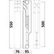 Радиатор биметаллический секционный ENERGO BIDEEP 500/96 (кратно 10) 20261 фото 3