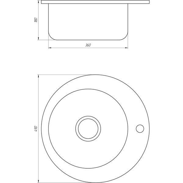 Мойка кухонная Mira MR 490 E Satin 14444 фото