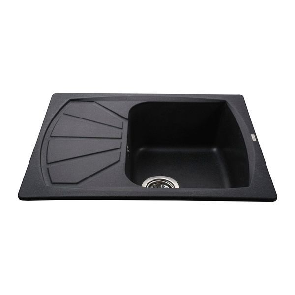 Гранитная мойка Globus Lux TANA графит 650х500мм-А0001 22403 фото
