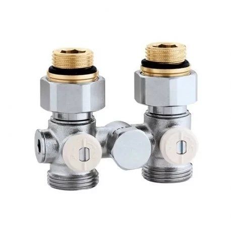 Кран нижнього підключення сталевого радіатора &Oslash;1/2" x 3/4" прямий 50% Caleffi S.p.a. 301241 1836514957 фото
