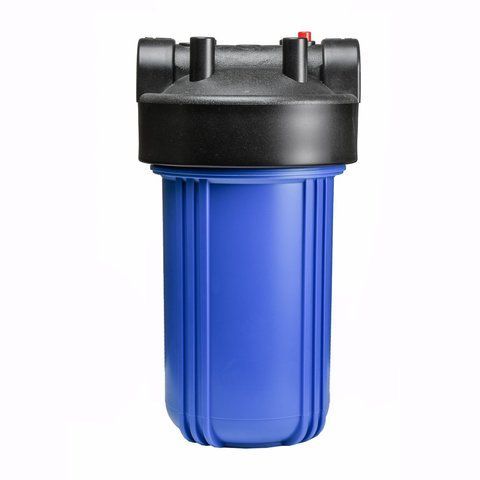Фільтр-колба метал.,2 ущ. кільця, БЕЗ картриджа 124-10-BB TK Big Blue 10&Prime;, 1&Prime; 19508 фото
