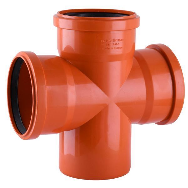 Крестовина VSplast 110х110х110х90 наружная 24416 фото