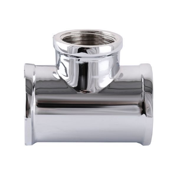 Трійник SOLOMON 1&Prime;х1/2&Prime;х1&Prime; ВВВ хром 8202 6772 фото
