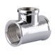 Трійник SOLOMON 1&Prime;х1/2&Prime;х1&Prime; ВВВ хром 8202 6772 фото 1