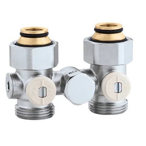 Кран нижнього підключення сталевого радіатора &Oslash;3/4" x 3/4" прямий 50% Caleffi S.p.a. 301250 1836518480 фото