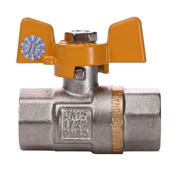 Кран кульовий прямий Q PROFESSIONAL 1/2&Prime; ВВ ЖБ PN40 QP151 13975 фото
