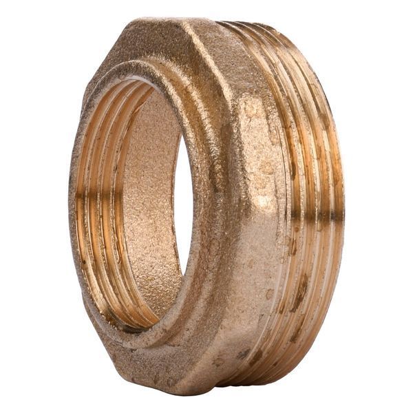 Футорка латунная 2&Prime;НР х 1 1/4&Prime;ВР литейная 727Б 12556 фото