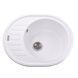 Гранітна мийка Globus Lux ARNO білий 620х500мм-А0007 8556 фото 7