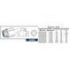 Удлинитель SOLOMON 1/2&Prime; хром 100мм 6105 1378 фото 4
