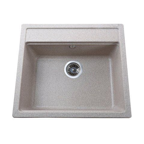 Гранитная мойка Globus Lux VOLTA миндаль 570х510мм-А0008 22408 фото