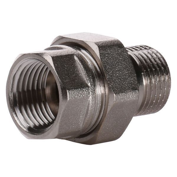 Сгон-американка прямой PROFESSIONAL 1 1/2&Prime; НИКЕЛЬ QP160 5131 фото