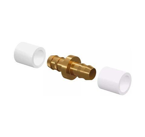З'єднувач PE-Xa Q&E &Oslash;9,9 х 9,9 з двома кільцями PE-X Uponor GmbH 80013 фото