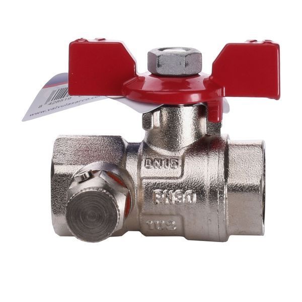 Кран кульовий повнопрохідний ARCO VA30 1/2&Prime; 152203 (752203) з краном Маевського 19849 фото