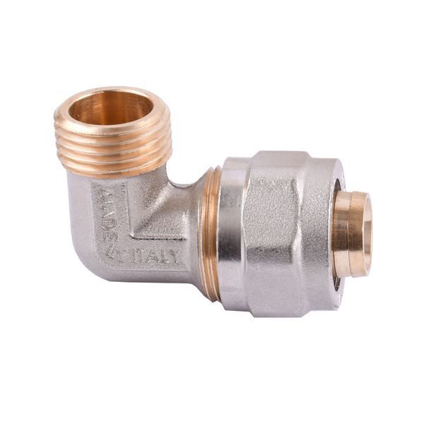 Кутник із зовнішньою різьбою APE ITALY 753 L 1/2&Prime;х20 895 фото