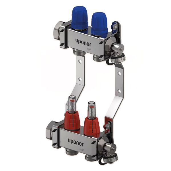 Колектор (нержавійка кв. профіль) з витратомірами Vario C FM &Oslash;1 НГ x 9 х 3/4&Prime; Uponor GmbH 81927 фото