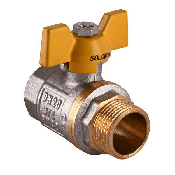 Кран кульовий прямий SOLOMON 3/4&Prime; ЗВ ЖБ PN40 B1008 1392 фото