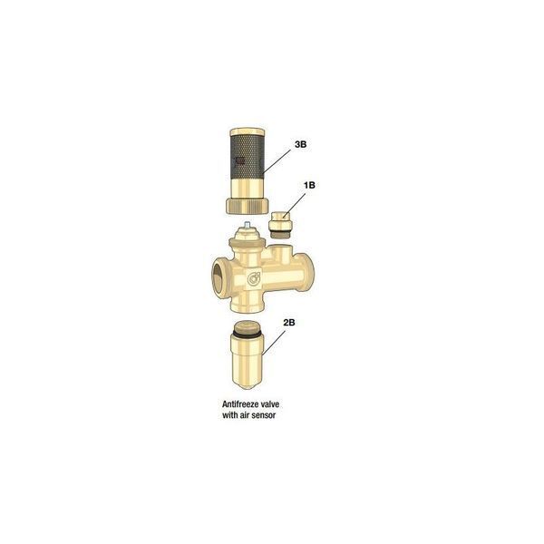 Клапан для защиты от замерзания CALEFFI iStop 1 1/4" с датчиком поворота (108711) 108711 фото