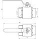 Кран кульовий прямий Q PROFESSIONAL 1 1/2&Prime; ЗВ КР PN40 QP152 13980 фото 4