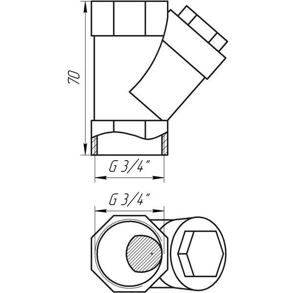 Фільтр грубого очищення SOLOMON S 3/4&Prime; SUPER 8010 8875 фото