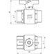 Кран кульовий прямий SELBA 1&Prime; ЗВ ЖБ SL1508 9637 фото 8