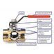 Кран кульовий ARCO SENA 1 1/2&Prime; ЗВ КР 150607 (750607) 8080 фото 6