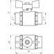 Кран кульовий прямий Q PROFESSIONAL 1&Prime; ЗЗ КБ PN40 Q153 12535 фото 8