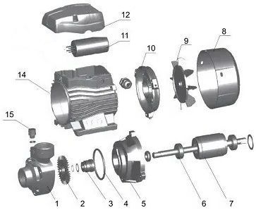 Насос вихревой Optima QB-60 L 0,37кВт 14280 фото