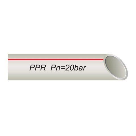 Труба VSplast PPR-AL-PIPE ф32 з алюмінієвою фольгою (червоні літери на упаковці) 8518 фото
