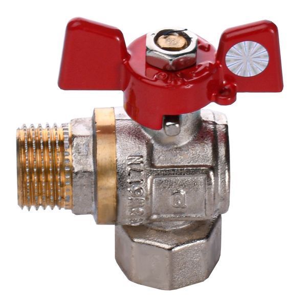 Кран кульовий Q PROFESSIONAL 1/2&Prime; нв КБ кутовий Q154 PN40 15354 фото
